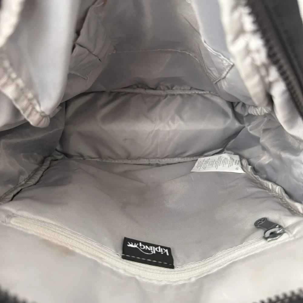 Kipling Ferris Backpack Small Bag Travel Casual Polyamide Black Tonal